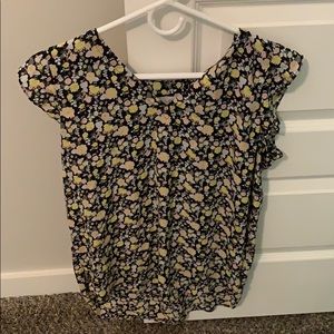 Flower short sleeve blouse from Loft